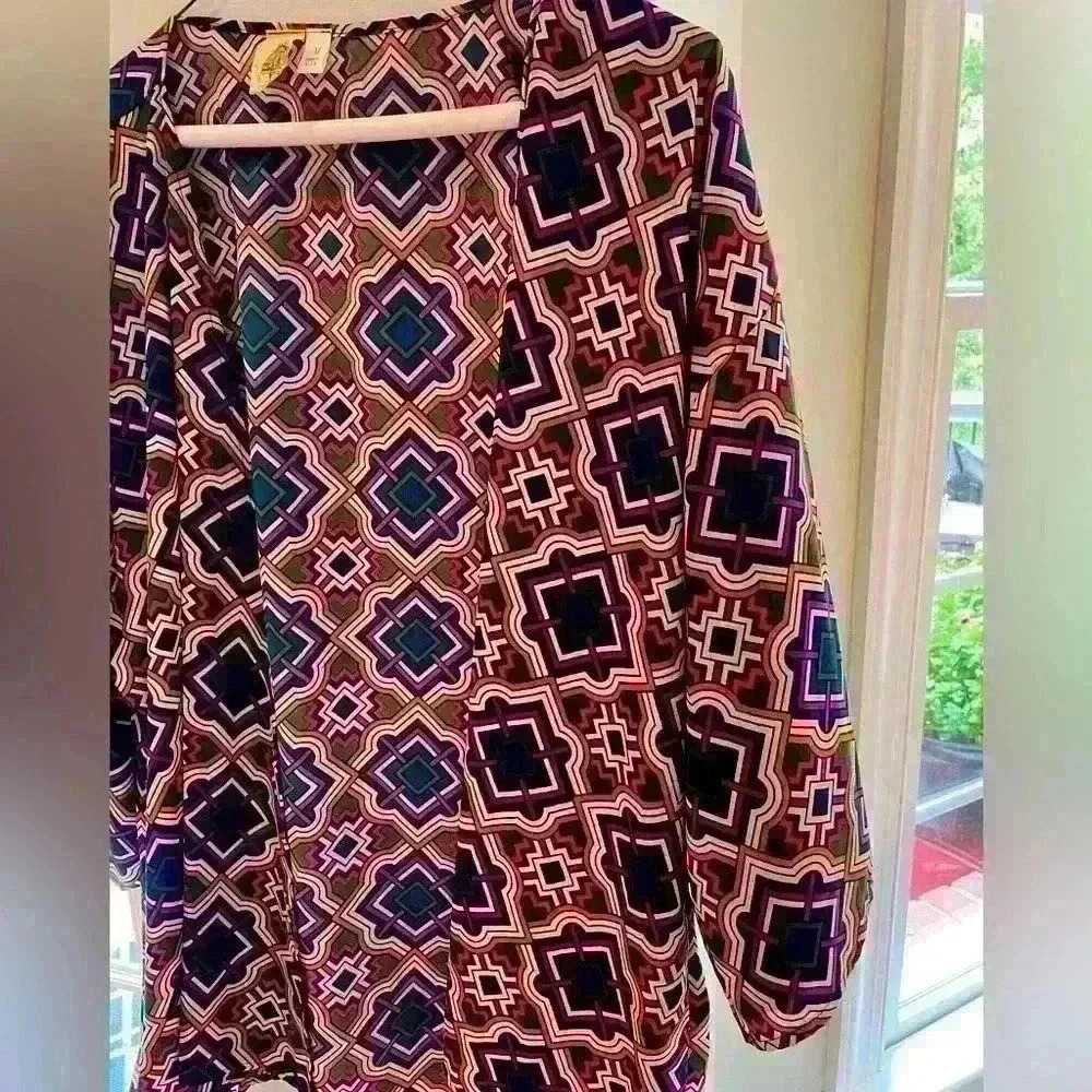 Anthropologie Wrap Summer Size Medium Fun Colorful - Picture 4 of 9